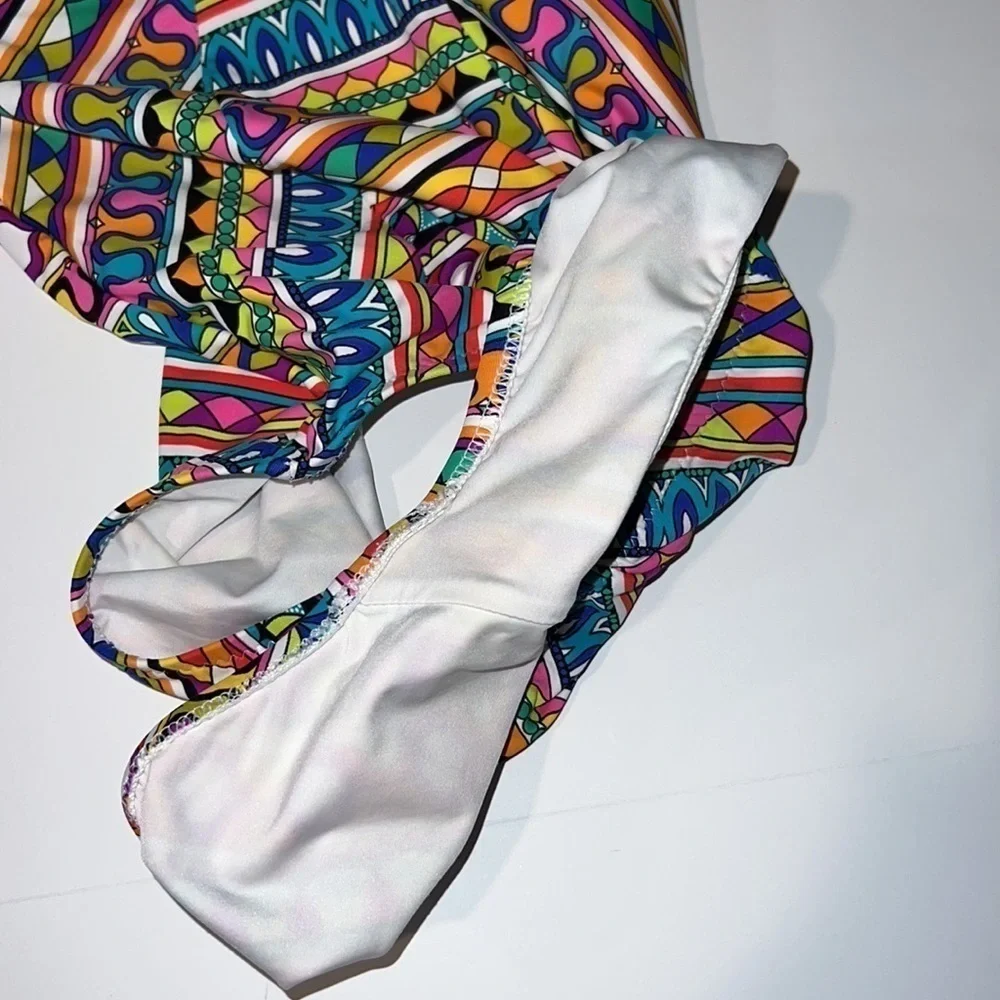 Trina Turk Womens Colorful One Piece Swimsuit Size 6
